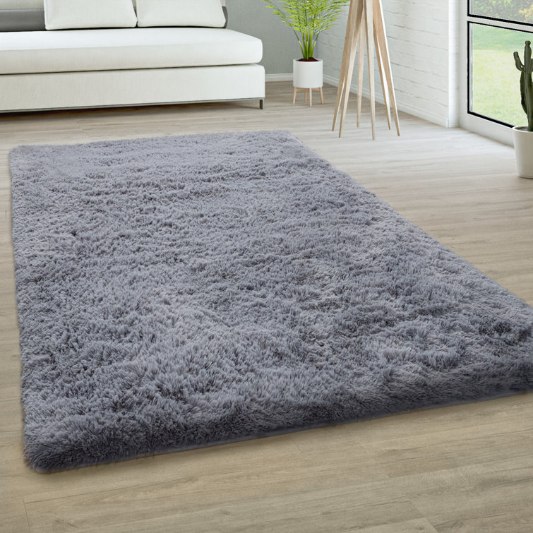 Etta Avenue Broussard Solid Colour Hand Woven Hand Tufted Grey Area Rug & Reviews Wayfair.ie